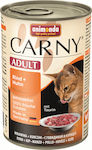 Animonda Carny Adult Wet Food for Adult Cats In Can with Beef / Chicken Πατέ 1pc 400gr