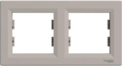 Schneider Electric Asfora Schalterrahmen 2-fach...
