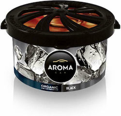Aroma Car Car Air Freshener Can Console/Dashboard Organic Black 40gr