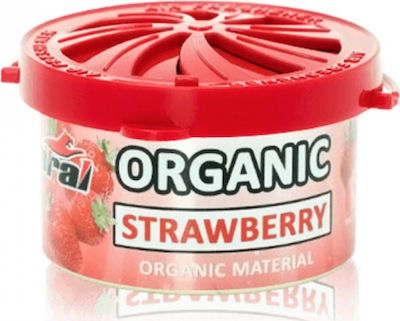 Feral Αρωματική Κονσέρβα Κονσόλας/Ταμπλό Αυτοκινήτου Organic Collection Strawberry 40gr