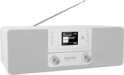 Technisat Ηχοσύστημα 2.0 DigitRadio 370 IR 10W με CD / Digital Media Player και Bluetooth Λευκό