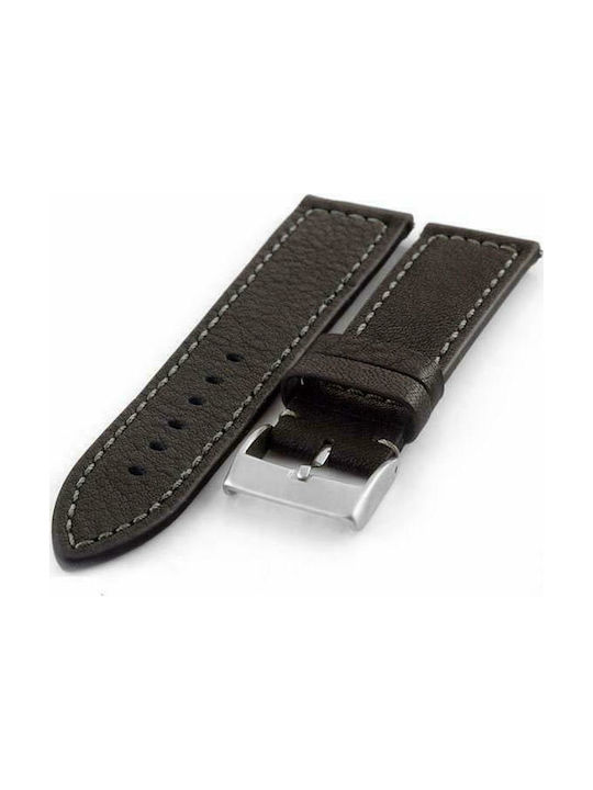 Diloy Straps Curea din piele Negru 22mm