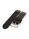 Diloy Straps Curea din piele Negru 22mm