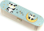 Christening Favor with Pencil Case Panda made of Wood