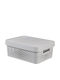 Curver Infinity Dots Plastic Storage box with Cap Gray 36x27x14cm 1pcs