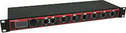 Swisson 2+6 Gigabit Switch DMX-Schalter für Beleuchtungssteuerung mit Rack-Montage und Ethernet-Verbindung XES-2T6