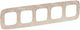 Legrand Valena Allure Switch Frame 5 Positions Horizontal Installation Narcis in Gold Color 754355