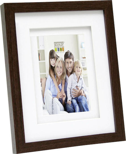 Deknudt Passepartout Photo Frame Wooden with Brown Frame