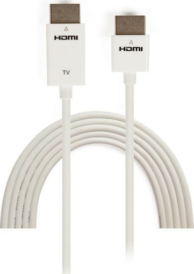 Techly ICOC HDMI 1.4 High Speed 1080p 120Hz Cable HDMI Male - HDMI Male 3m White
