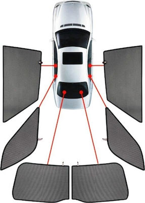 CarShades für Volvo XC60 Fünftürer (5D) 6Stück