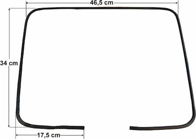 Pitsos Replacement Oven Gasket Compatible with Bosch / Siemens / Pitsos 46.5x34cm