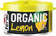 Feral Car Air Freshener Can Console/Dashboard Organic Collection Lemon 40gr