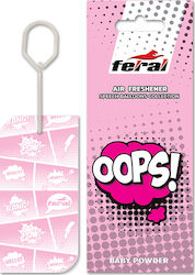 Feral Αρωματική Καρτέλα Κρεμαστή Αυτοκινήτου Speech Collection Baby Powder