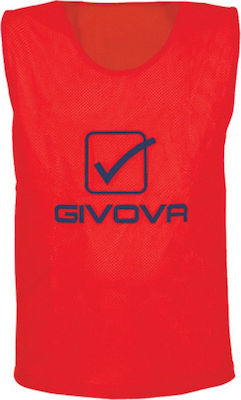 Givova Casacca Pro Διακριτικό Προπόνησης σε Κόκκινο Χρώμα