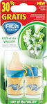 Fresh Way Car Air Freshener Pendand Liquid Gratis 50% Wood Lily Of The Valley