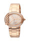 Just Cavalli Watch with Pink Gold Metal Bracelet