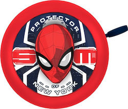 Seven Disney Spiderman Παιδικό Κουδούνι Ποδηλάτου Κόκκινο
