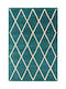 Asiatic London Diamond Handmade Rug Rectangular Teal