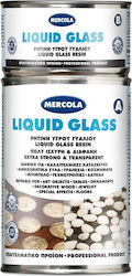 Mercola Liquid Glass Двукомпонентно ликвидно стъкло Течно стъкло смола 2 компонента 1000гр 1803