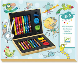 Djeco Colouring Set in Case Σετ Ζωγραφικής 3-6 26x20.5cm