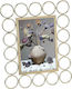 Espiel Photo Frame Metallic 15x20cm with Gold Frame