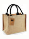 Westford Mill W412 Fabric Shopping Bag Natural/Black