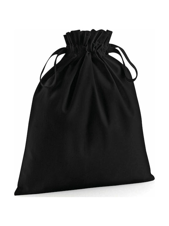 Westford Mill W118 Βαμβακερή Τσάντα για Ψώνια σε Μαύρο χρώμα