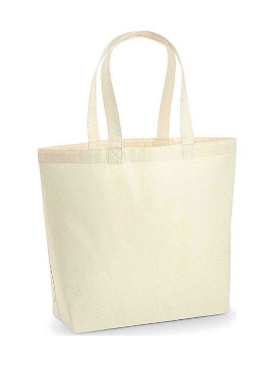 Westford Mill W225 Cotton Shopping Bag Beige