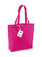 Westford Mill W180 Cotton Shopping Bag Fuchsia