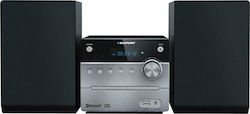 Blaupunkt Sound System 2.2 MS12BT 10W with CD / Digital Media Player, WiFi and Bluetooth Silver