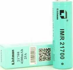Listman Baterie Reîncărcabilă 21700 Li-ion 4200mAh 3.7V 1buc