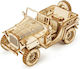 Robotime Holz-Bauspielzeug Army Field Car für Kinder ab 3+ Jahre alt Jahren