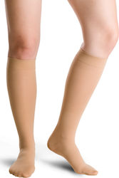 Varisan Fashion Κάλτσες Κάτω Γόνατος Διαβαθμισμένης Συμπίεσης 18-21 mmHg Μπεζ
