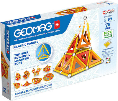 Geomag Joc de construcție magnetic Classic Panels pentru copii de 5++ ani