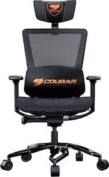 Cougar Argo Fabric Gaming Chair with Adjustable Arms Black