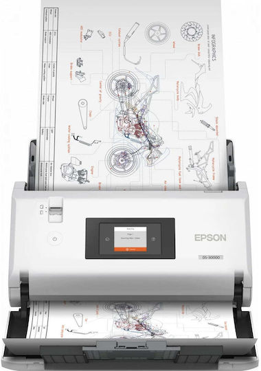 Epson WorkForce DS-30000 Sheetfed (Τροφοδότη χαρτιού) Scanner A3