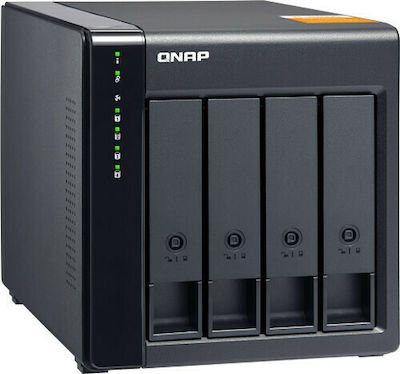 QNap Hard Drive Case for 4 Hard Drives 3.5" SATA III in Schwarz color