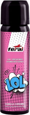 Feral Car Air Freshener Spray Speech Collection Vanilla Caramel 70ml
