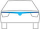 Heko Windbreaker Car Hood Dark Fime for Suzuki Grand Vitara 1pcs