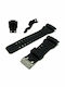 Diloy Straps Καουτσούκ Λουράκι Μαύρο