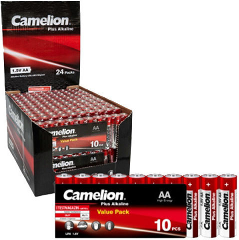 Camelion Plus Алкални Батерии AA 1.5V 10бр