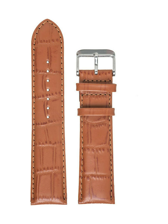 Tzevelion ART521 Leather Strap Tabac Brown 20mm