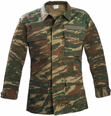 Survivors Military Jacket Greek Camouflage Χιτώνιο Ελληνικής Παραλλαγής Rip-Stop Khaki