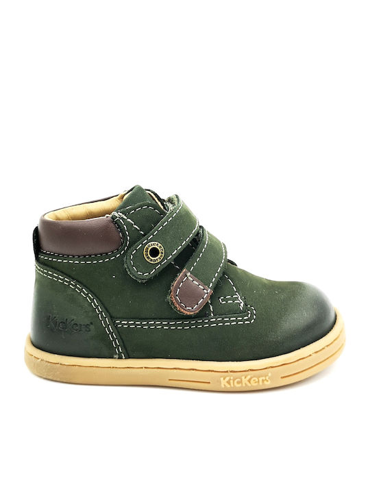 Kickers Tackeasy Δερμάτινα Παιδικά Μποτάκια με ...
