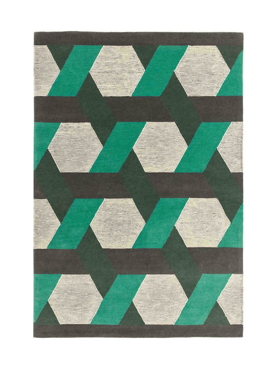 Asiatic London Camden Handmade Rug Green