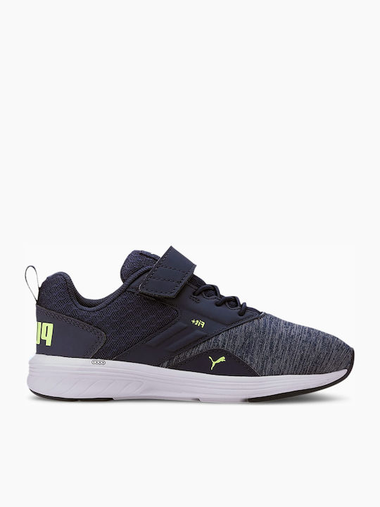 NRGYb Comet V PS Kids Sports Shoes Running with Hoop & Loop Closure Navy Blue