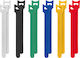 Pack of 12pcs Multicolour Velcro Cable Ties 240x13mm 882553