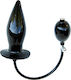 Mister B Inflatable XL Butt Plug Πρωκτική Σφήνα XLarge Black 14cm