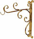 Art et Lumiere Metall Pflanzenständer Gold 9x42cm