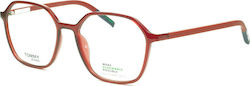 Tommy Hilfiger Plastic Rame Ochelari Roșu TJ 0010 C9A